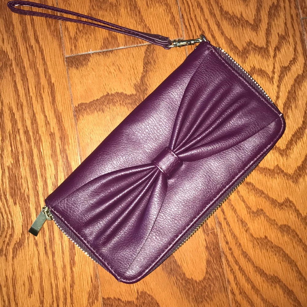 Purple cute wallet